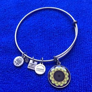 Alex and Ani sunflower bracelet